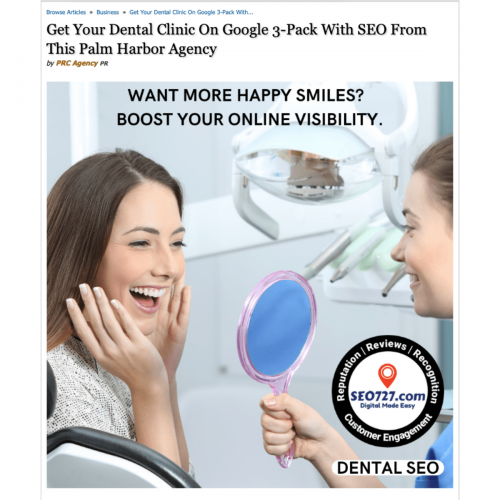 get more dental patients with dental SEO by SEO727
